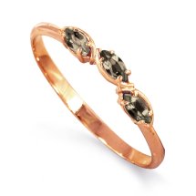 Кольцо с раухтопазами арт.&nbsp;Т101012775 (Т101012775)