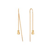 Серьги из красного золота арт.&nbsp;Т10062Б079 (Т10062Б079)