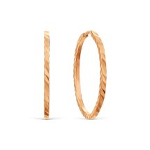 Серьги конго из красного золота арт.&nbsp;Т100625814 (Т100625814)