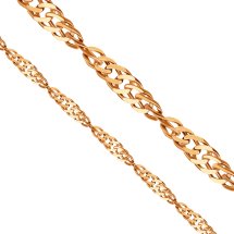 Цепочка из красного золота арт. ЦППН20412040 (ЦППН20412040)