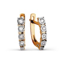 Серьги с бриллиантами арт. Т145627281 (Т145627281)
