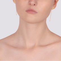 Серьги из красного золота арт.&nbsp;Т100629147 (Т100629147)