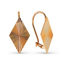 Серьги из красного золота арт.&nbsp;Т100024783 (Т100024783)