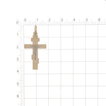 Крестик из красного золота арт.&nbsp;Т13086095 (Т13086095)
