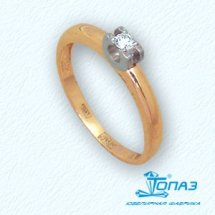 Кольцо с бриллиантом (Т131011079)