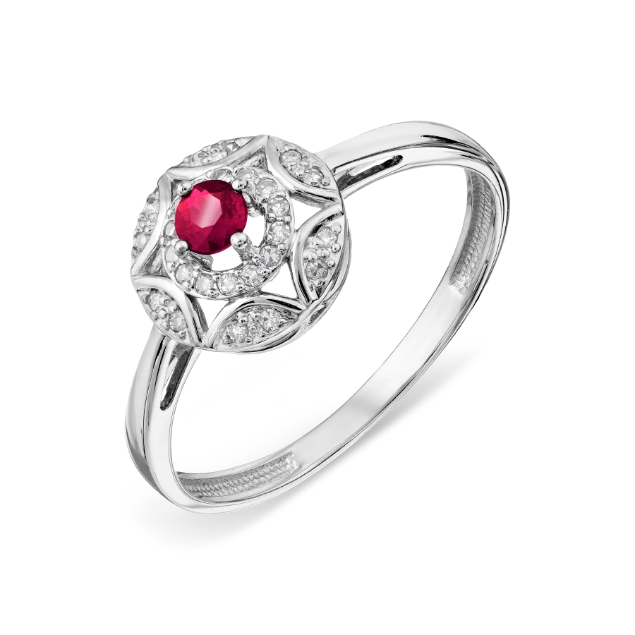 Кольцо с рубином и бриллиантами (арт. Т30601А126)