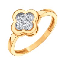 Кольцо с бриллиантами (Т14601Б893)