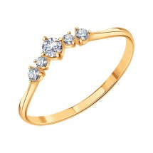 Кольцо с фианитами (Т107017240)