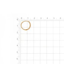 Серьги конго из красного золота, 15 мм (Т100629455)