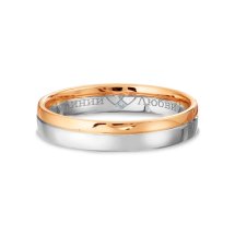 Кольцо обручальное с бриллиантом, 4.5 мм арт.&nbsp;Л22501021 (Л22501021)