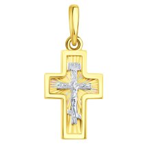 Крестик из желтого золота арт.&nbsp;Т94066877 (Т94066877)