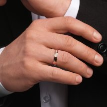 Кольцо обручальное с бриллиантами, 4 мм арт.&nbsp;Т131613708-ЛЛ (Т131613708-ЛЛ)