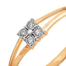Кольцо с бриллиантами (Т145613516)