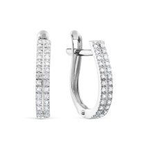 Серьги с бриллиантами арт. Т30102Б707 (Т30102Б707)