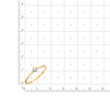 Кольцо с фианитом (Т107017273)