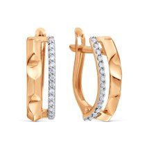 Серьги с фианитами арт.&nbsp;Т14202В043 (Т14202В043)