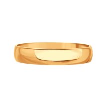 Кольцо обручальное из красного золота, 5 мм арт. Т100013798 (Т100013798)