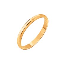 Кольцо обручальное из красного золота, 2.47 мм арт.&nbsp;Т200011423 (Т200011423)