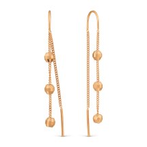 Серьги из красного золота арт.&nbsp;Т10062Б081 (Т10062Б081)