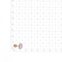 Серьги с кварцем (Т14302Б884)