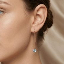 Серьги с топазами (Т101026450)