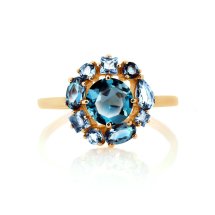 Кольцо с топазами арт. Т101017383-01 (Т101017383-01)