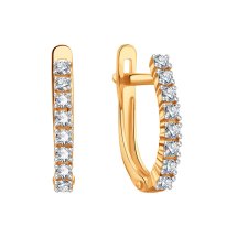 Серьги с фианитами (Т147027392)