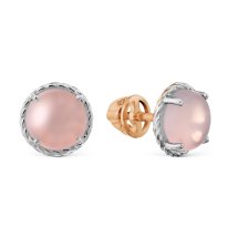 Серьги с кварцем (Т14302Б884)