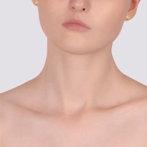 Серьги с фианитами арт.&nbsp;Т14202В288 (Т14202В288)