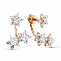 Серьги с фианитами арт.&nbsp;Т142026959 (Т142026959)