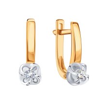 Серьги с бриллиантами арт. Т14102В350 (Т14102В350)