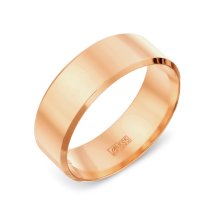 Кольцо обручальное из красного золота, 6 мм арт.&nbsp;Т100019018 (Т100019018)