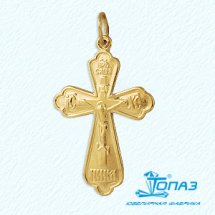 Крестик из желтого золота арт.&nbsp;Т90006001 (Т90006001)