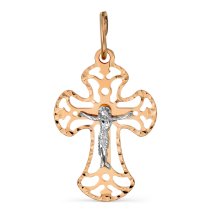 Крестик из красного золота (Т13066678)