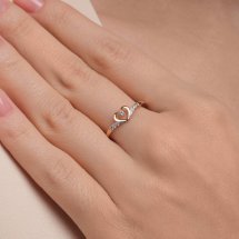 Кольцо с фианитами арт. Т14201А052 (Т14201А052)