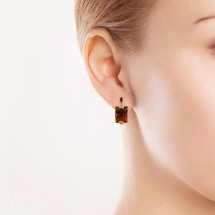 Серьги с гранатами (Т101024568)