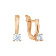 Серьги с фианитами арт. Т102026654 (Т102026654)