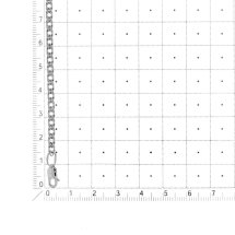 Цепочка из серебра арт.&nbsp;Ц1РМ27РО052060 (Ц1РМ27РО052060)