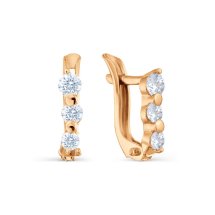 Серьги с фианитами арт. Т102026231 (Т102026231)