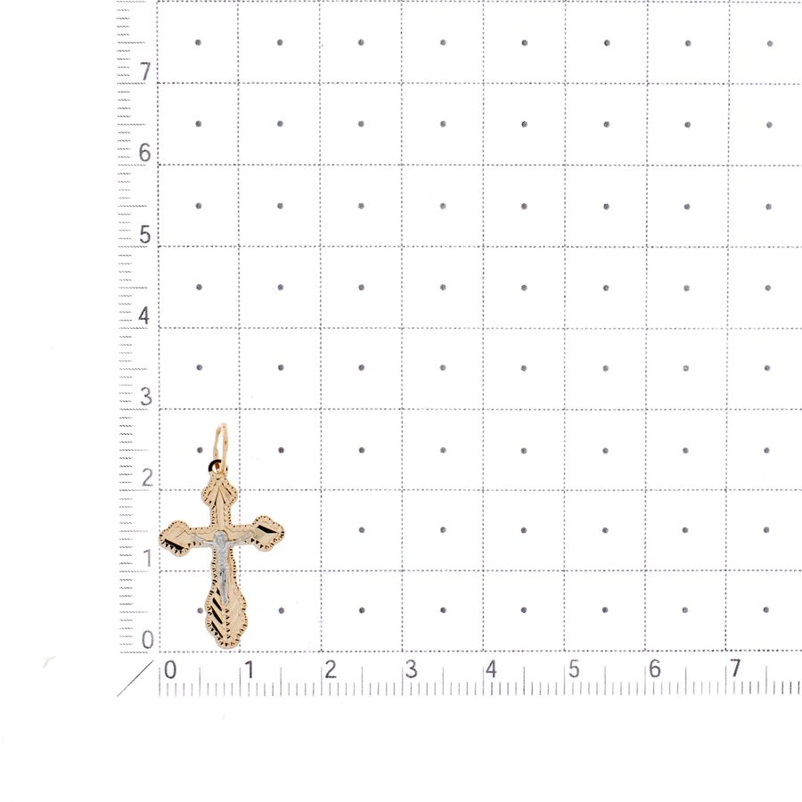 Крестик из красного золота (арт. Т13066648)